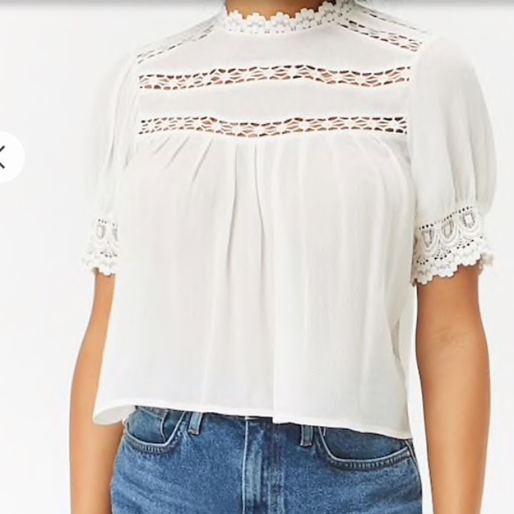 Crotchet Lace Top - Picture 1 of 8